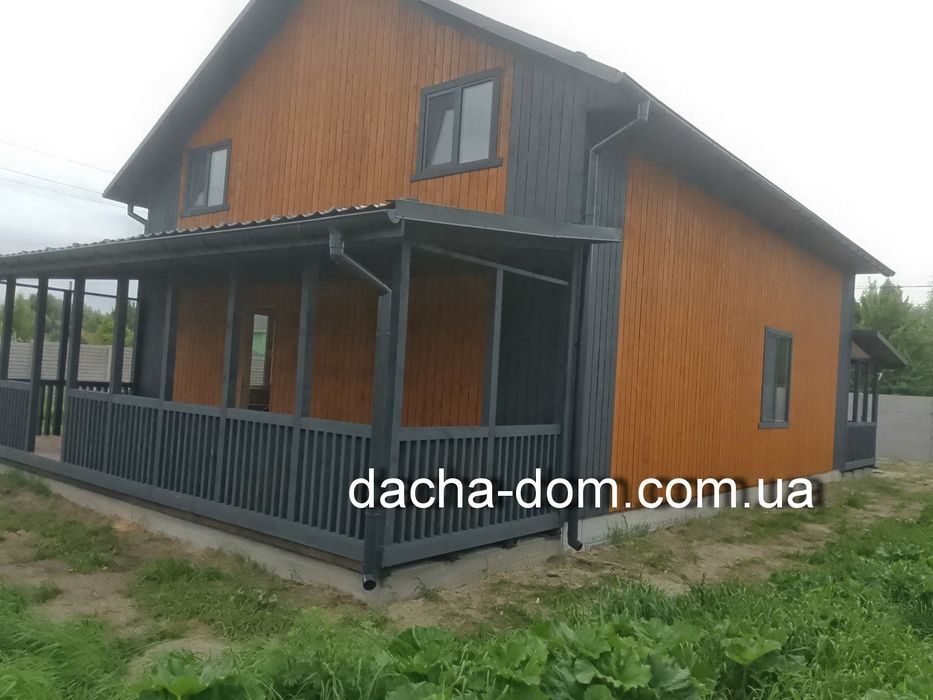 Каркасные дачные домики! От 3500 грн. м/кв. И зимой.