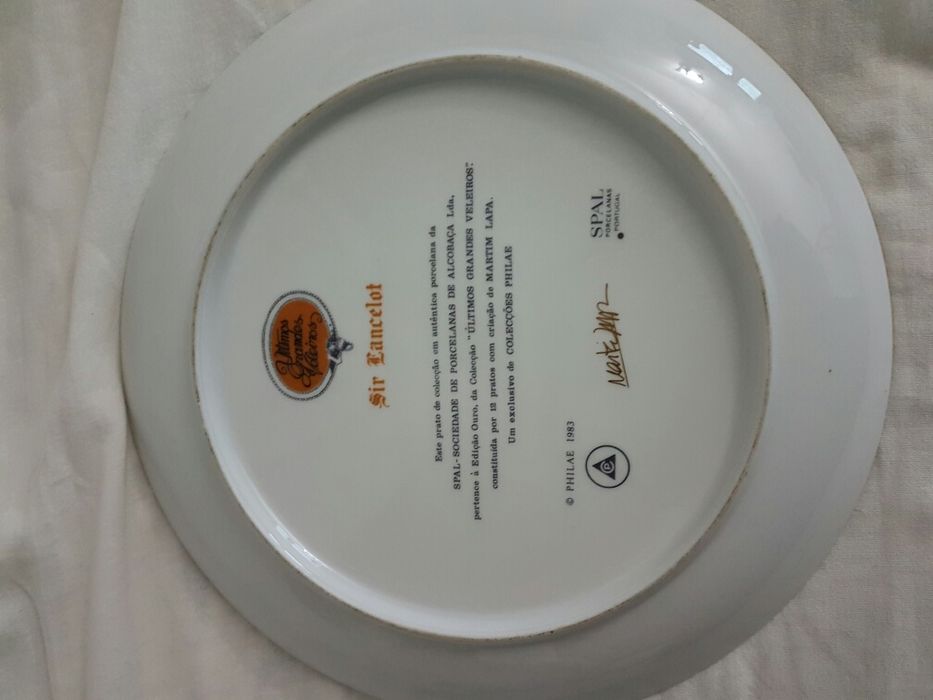 Pratos Colecção PHILAE últimos veleiros de 1983