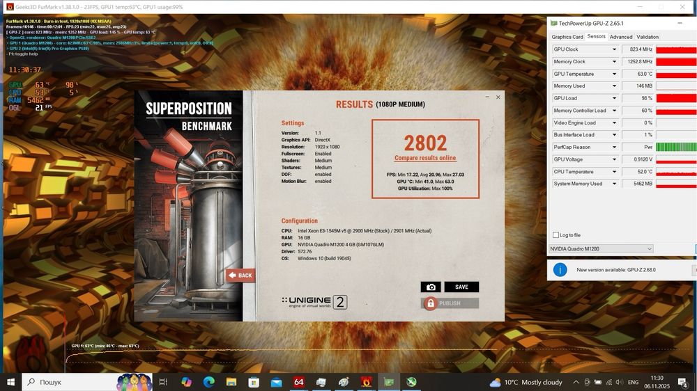 Dell precision 7520 |15,6FHD|XEON E3-1545m|16Gb|256Gb|nvidia M1200/4Gb