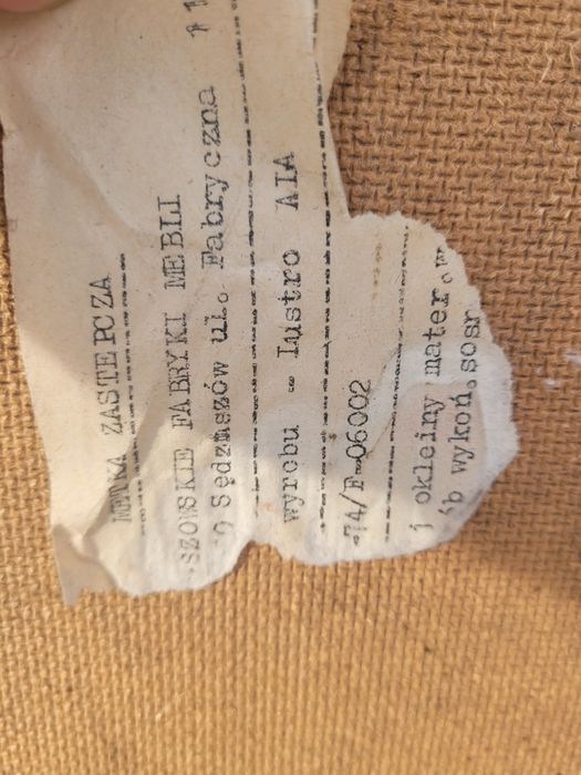 Lustro drewniana oprawa duże stare