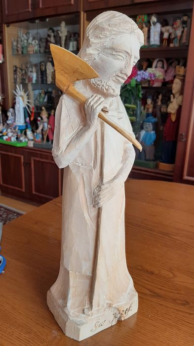 Święty Józef rzeźba ludowa