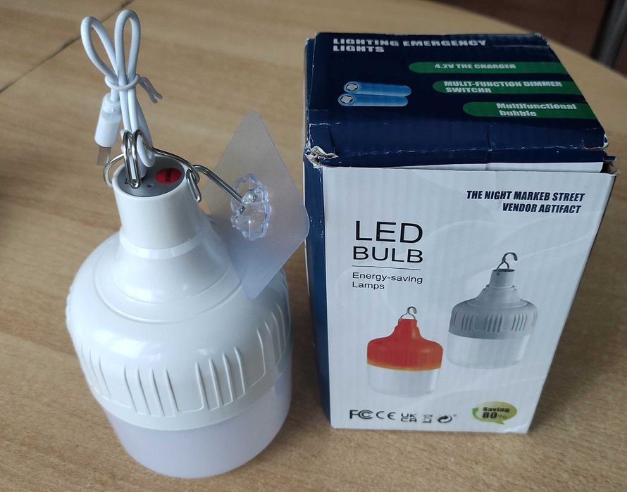 Лампа акумуляторна 320W,200W,120W,80W, 5реж.+подарунок, є опт і дроп