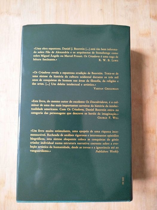 Os Criadores,Uma História dos Heróis da Imaginação- Daniel J. Boorstin