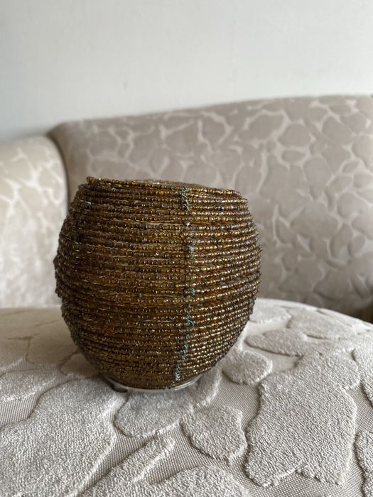 Castiçal de missangas