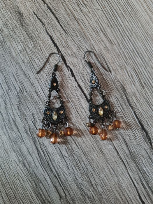 Kolczyki boho vintage H&M