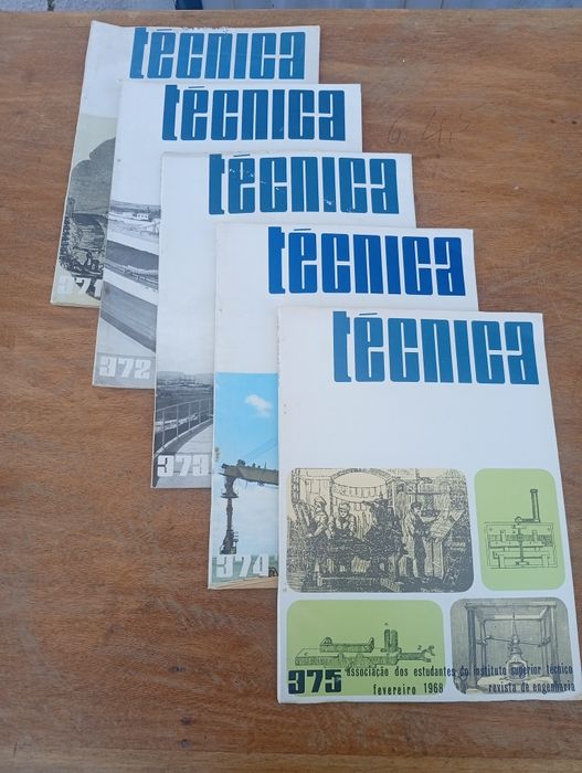 Lote de Revistas "Técnica" (Anos 60) – Instituto Superior Técnico (IST)