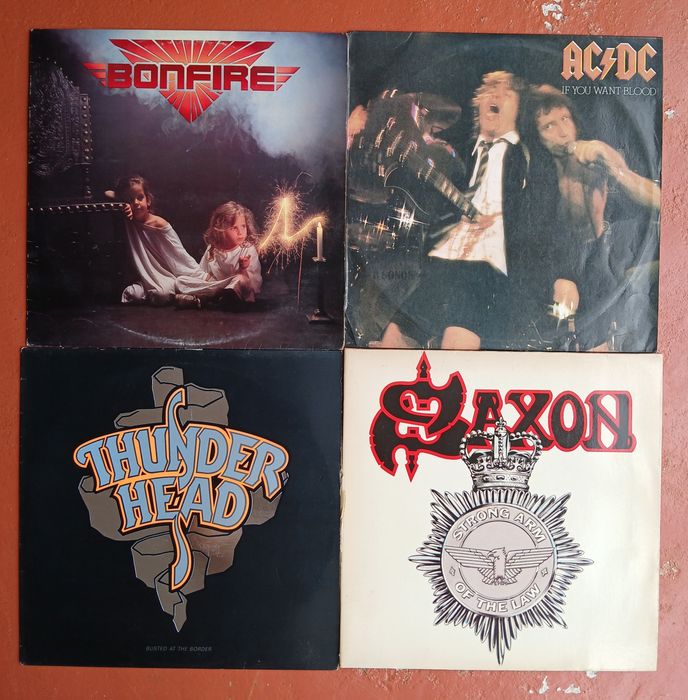 Heavy Metal e Hard Rock : Lote Vinil LP