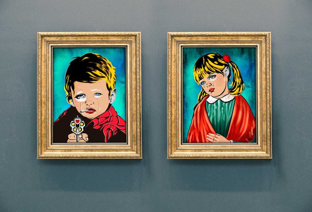 Ilustração "Menino da Lágrima"