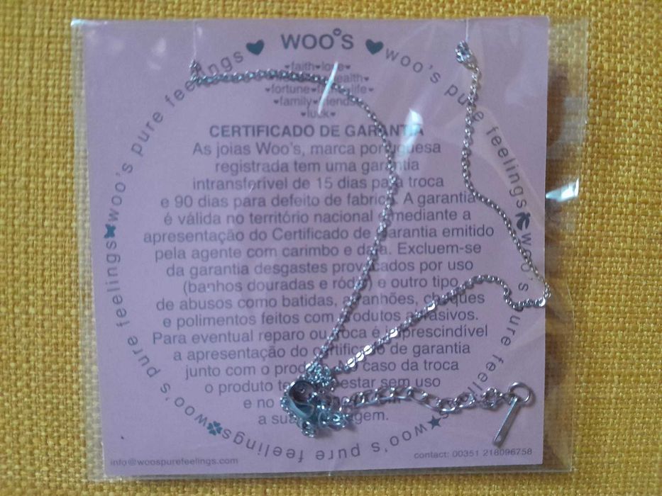 Fio de aço com letra "C" da marca WOO'S pure feelings  - NOVO