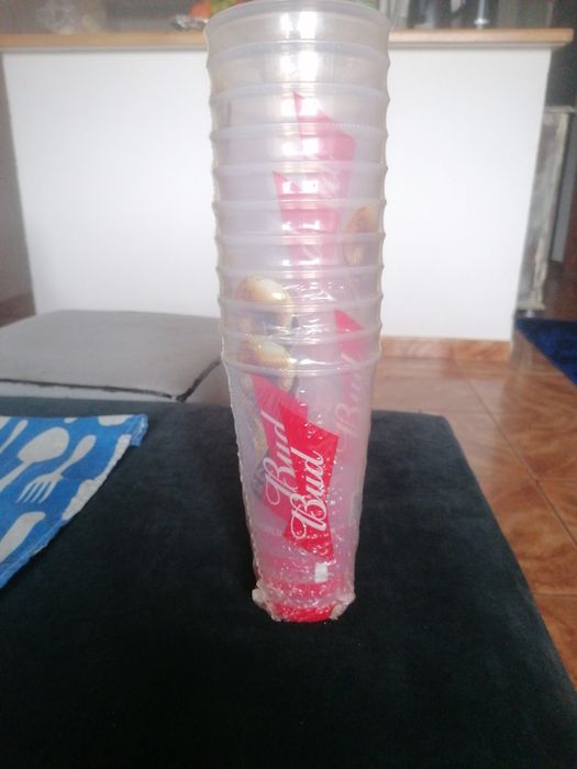 11 Copos Budweiser 2018 world cup Russia com led não usados.