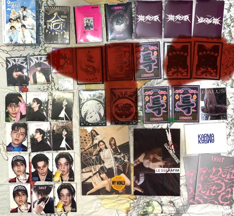 stray kids ate, makestar,karma, hop