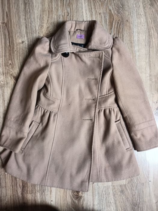 Płaszczyk zimowy dla dziewczynki rozmiar 116