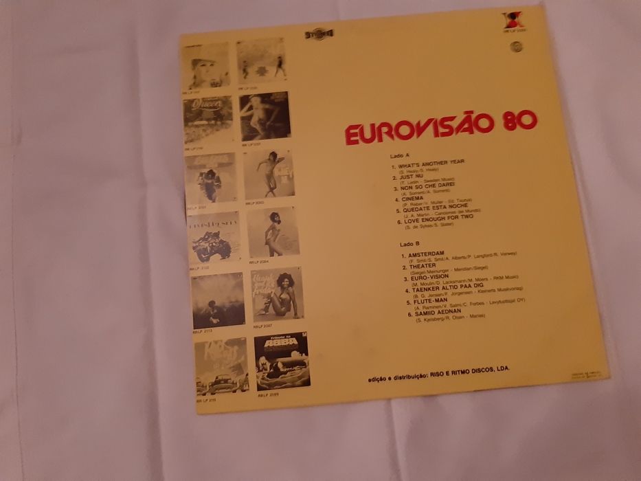Lp do festival da Eurovisão de 1980