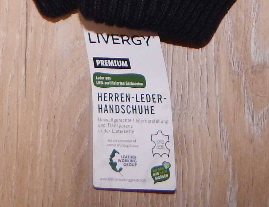 Перчатки Livergy демісезон ШКІРА Німеччина чоловічі НОВІ