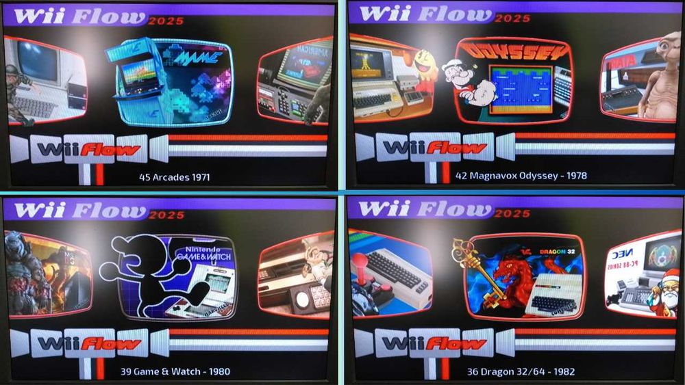 Nintendo wii com mais de 10000 jogos - wiiflow