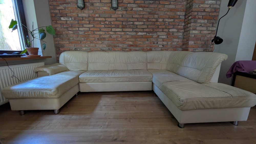 Kanapa skórzana 300 x 178 x 84 - oddam za darmo