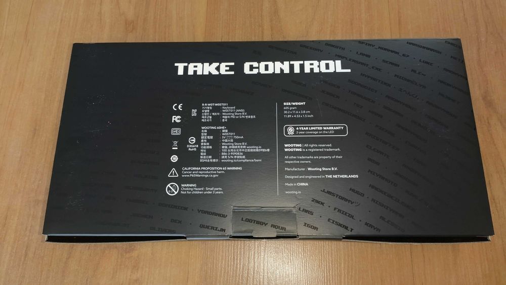 Teclado Wooting 60HE+ (Gaming)