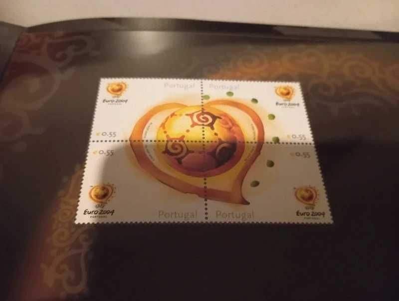 Coleção selos Portugal - Euro 2004