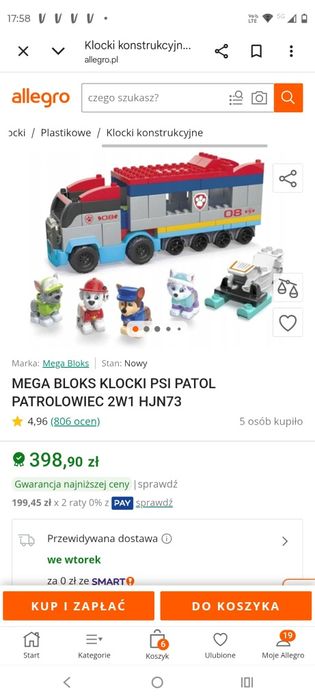 Klocki Duplo kilka zestawów 500 klocków!