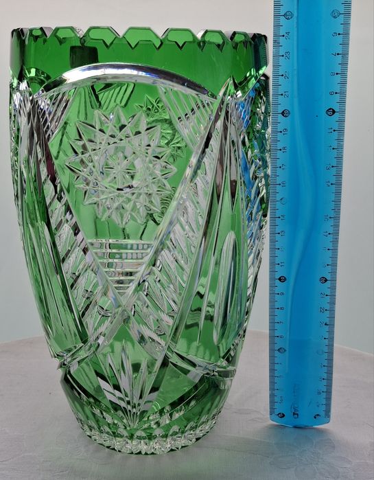 Ваза кольоровий кришталь