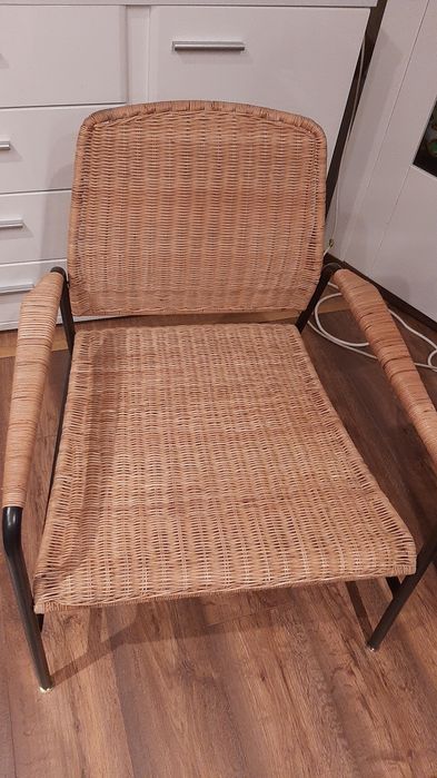 Fotel-krzesło rattanowy IKEA