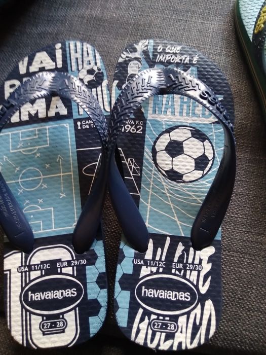 3 Havaianas crianca 27/28, 27/28 e 25/6