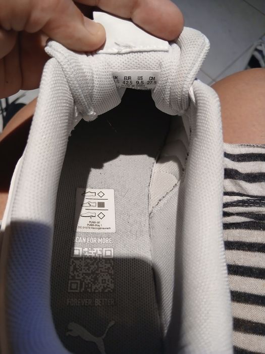 Ténis puma branco n°42.5  Muito usado
