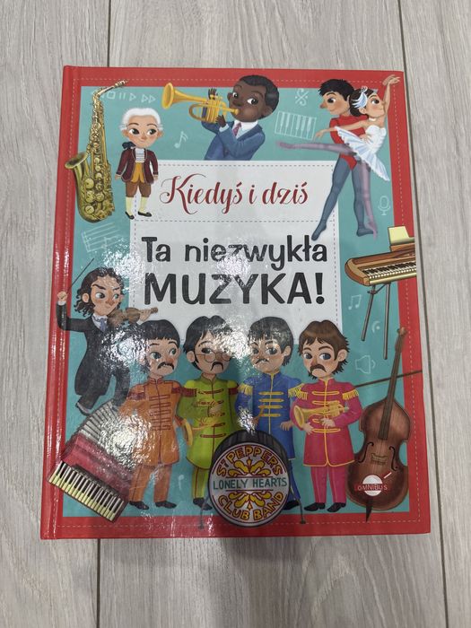 Książka o histori muzyki dla dzieci.