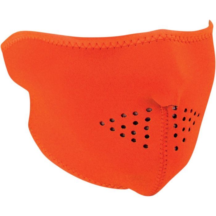 zan headgear half face mask high-visibility orange one size 25030196
