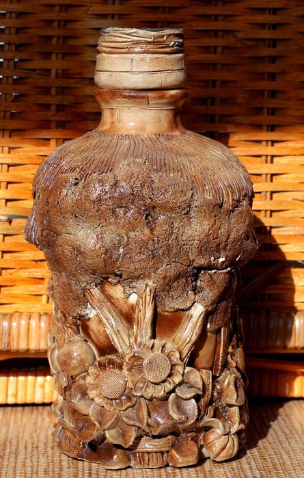 Декоративний подарунковий сервіз - глиняний графін з чарками