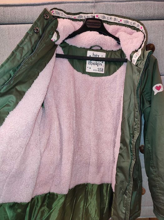 Парка демісезонна на дівчинку р-р 158