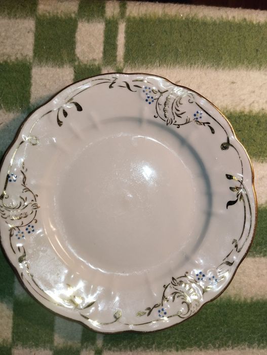 Тарелка СССР  18 см.сервиза,"Барановка."Незабудки"