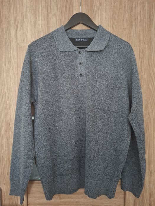 Nowy szary sweter męski XL