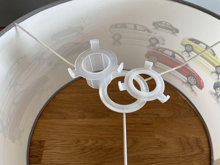 Lampa/Abażur z samochodami dla chłopca