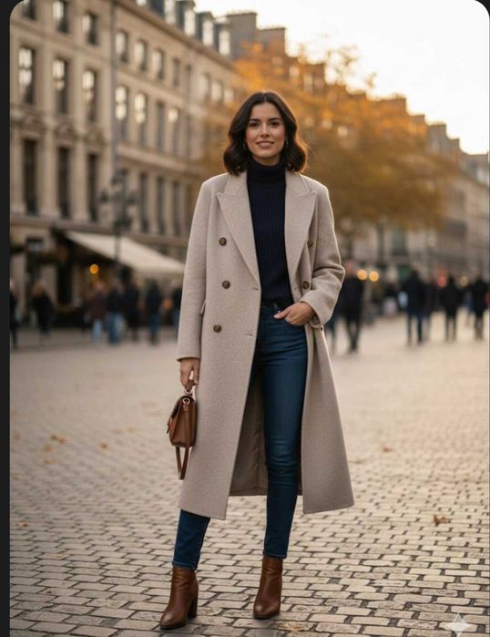 Пальто 100% альпака  L тепле легке стильне