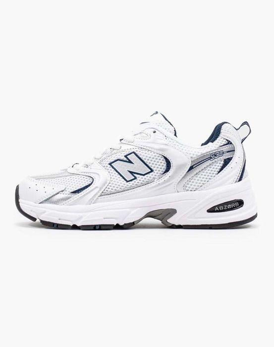 Кроссовки Кросівки Чоловічі New Balance 530 White | Нью Беланс 530 | 40-45 White Белый Білий стильні повсякденні кросовки