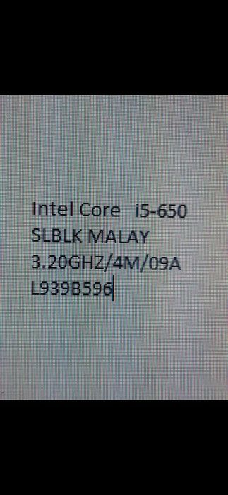 Processador Intel I5-650