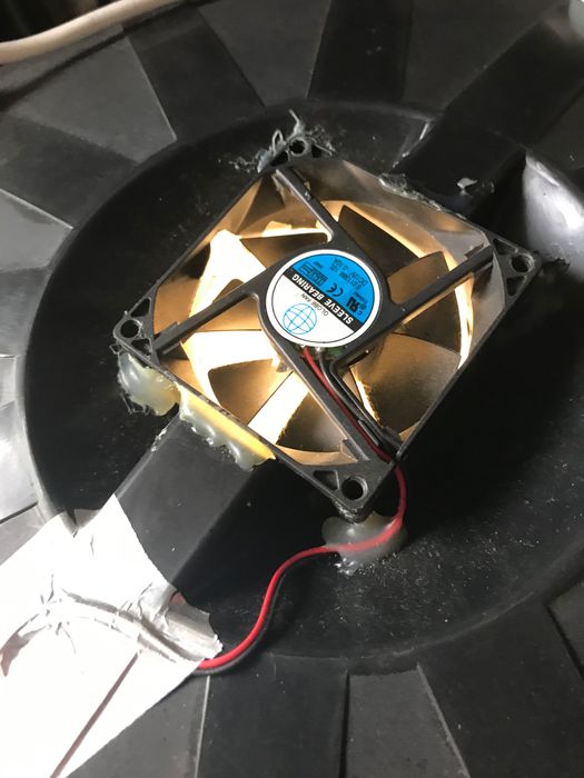 Estufa de balde adaptada