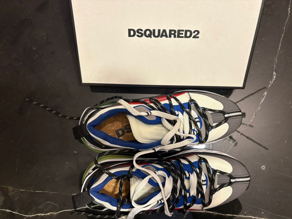 DSQUARED2 Bubble Sneakers – White/Multicolour