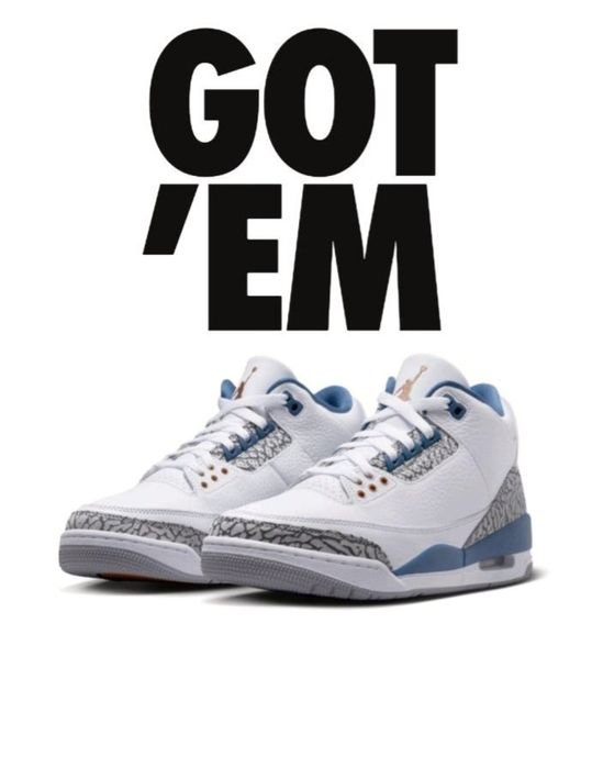 靴 AIR JORDAN 3 True Blue and Copper Air Jordan 3 'True Blue and Copper' (CT8532-148) Release