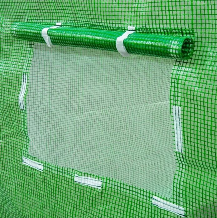 Теплиця парник 18 м² (6×3×2 м) оцинкована з UV-захистом Польща