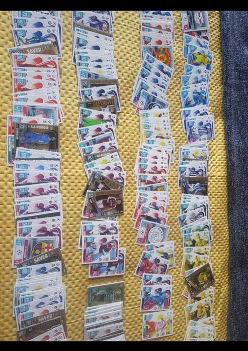 400× match attax 2021/22 topps psg, real Madrid