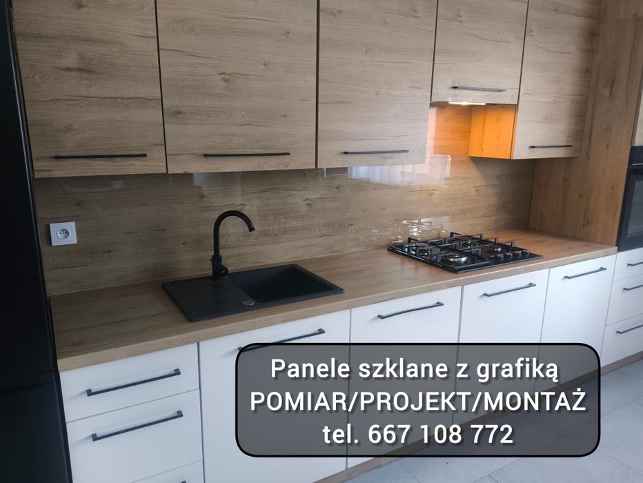 Panele szklane z grafiką na wymiar LESZNO lustro lacobel