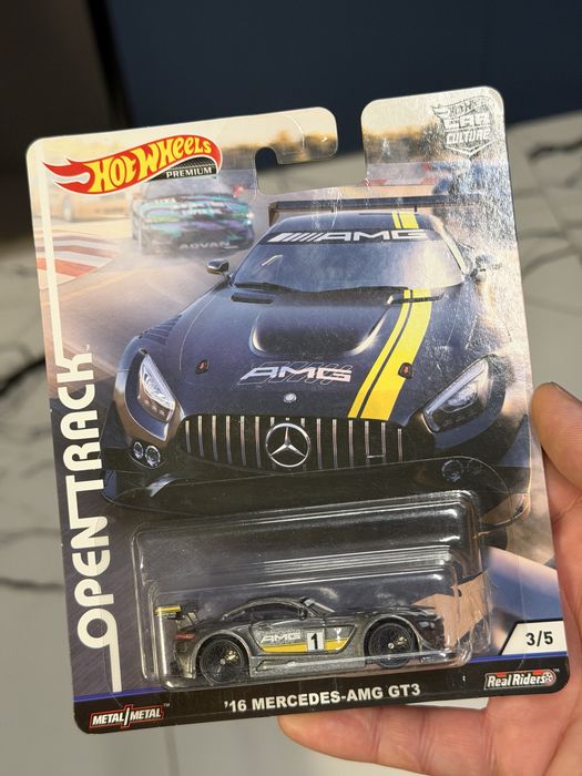 Hot Wheels Premium ’16 Mercedes AMG GT3 Open Track mega model z 2019