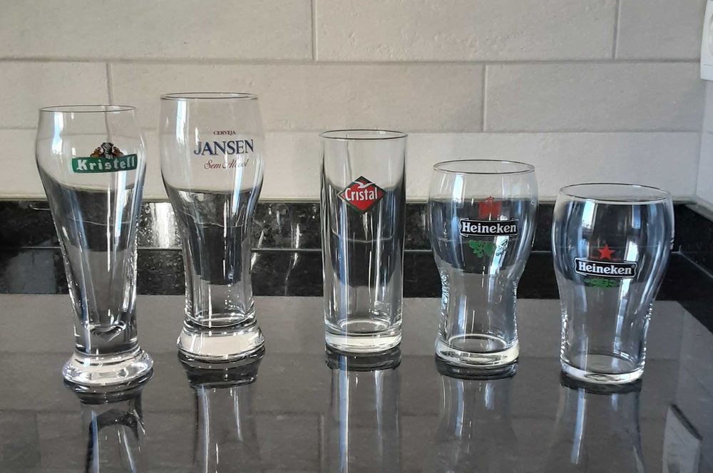 Copos de Coleção - Cerveja, Sumos, Água, etc - Entre 1€ e 3€/cada!