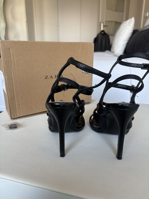 ZARA sandałki na obcasie r. 36