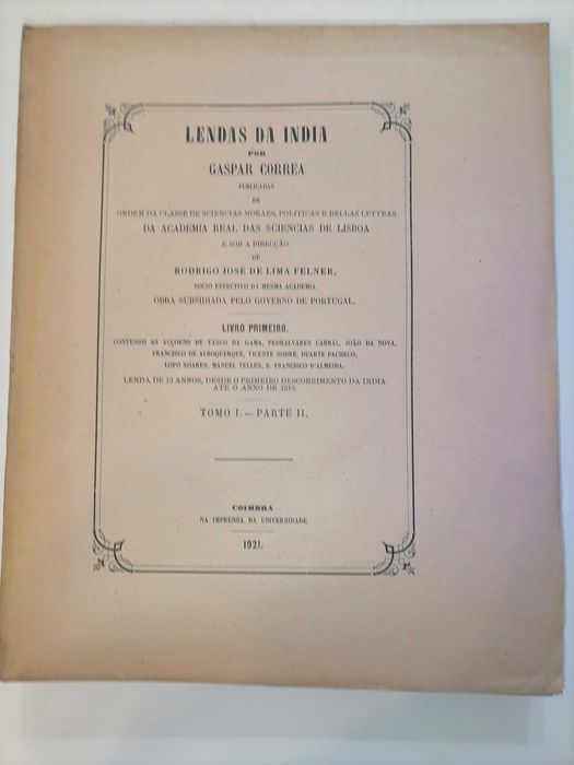 Lendas da Índia de Gaspar Correa