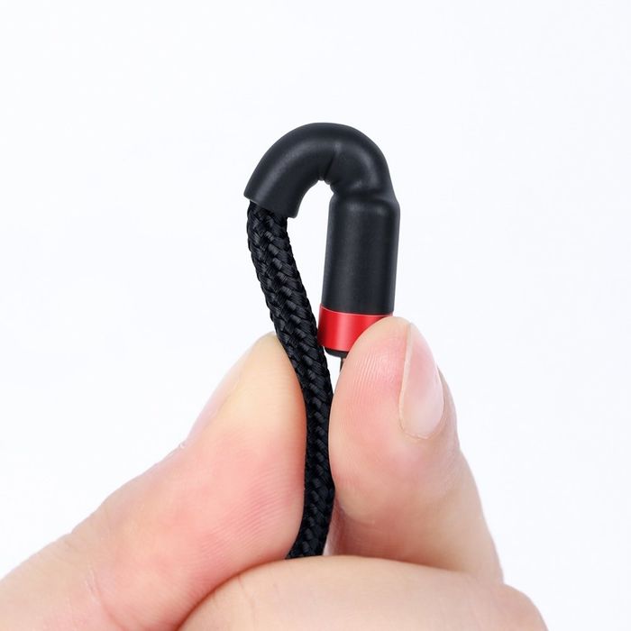 Kabel Baseus CATKLF-H91 USB-C - USB-C PD QC 60W 3A 480Mb/s 2m - czarno-czerwony