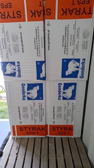 Genderka Styrak EPS T o grubości 5 cm (styropian akustyczny)