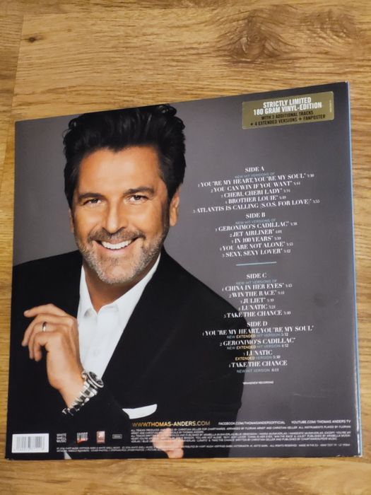 Płyta winylowa LP  podwójny album Modern Talking Thomas Anders History